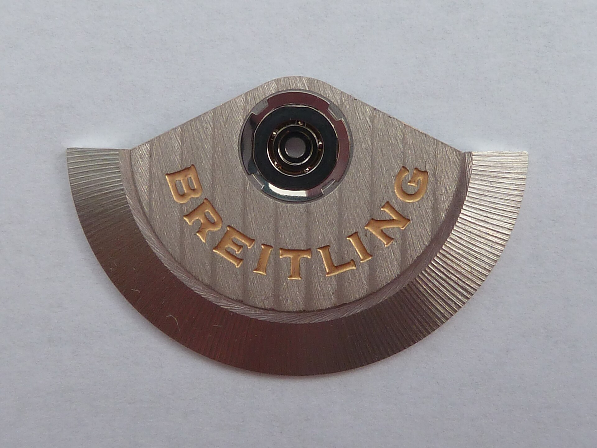 The winding rotor of a Valjoux 7750 automatic movement